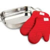 All-Clad, 00830, Gourmet Accessories, Lasagna Pan W/ Mitts, Stainless Steel -Shop Kitchen Cliques 00830 lasagna pan with mitts