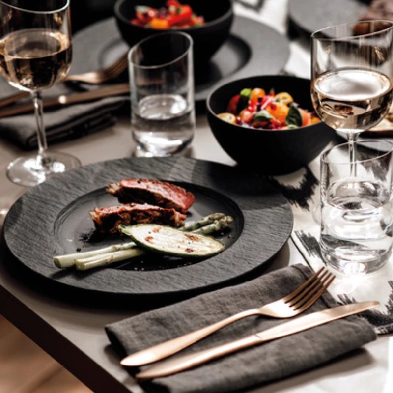 Villeroy & Boch Manufacture Rock Dinner Plate ROUND 4 Villeroy & Boch Manufacture Rock Dinner Plate ROUND - Image 2