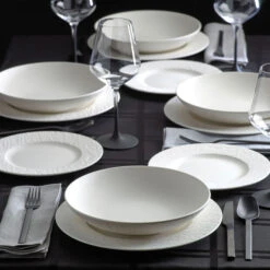 Villeroy & Boch Manufacture Rock 12 Pc Dinnerware Set -Shop Kitchen Cliques 1042407053ls2