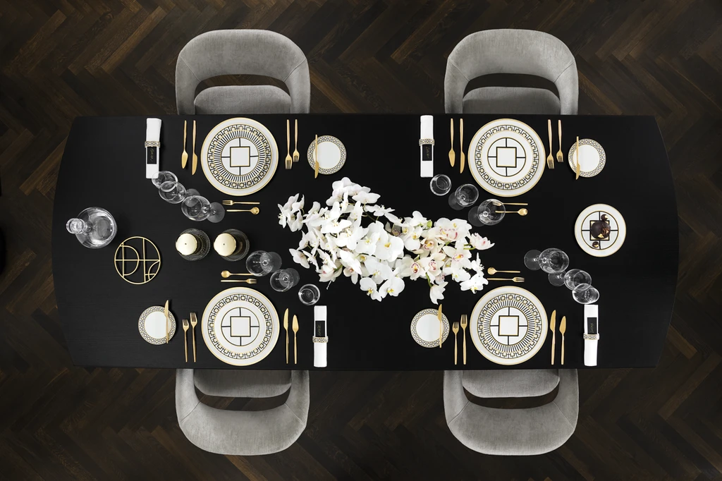 Villeroy & Boch Metro Chic Salad Plate Stripe Rim 6 Villeroy & Boch Metro Chic Salad Plate Stripe Rim - Image 4