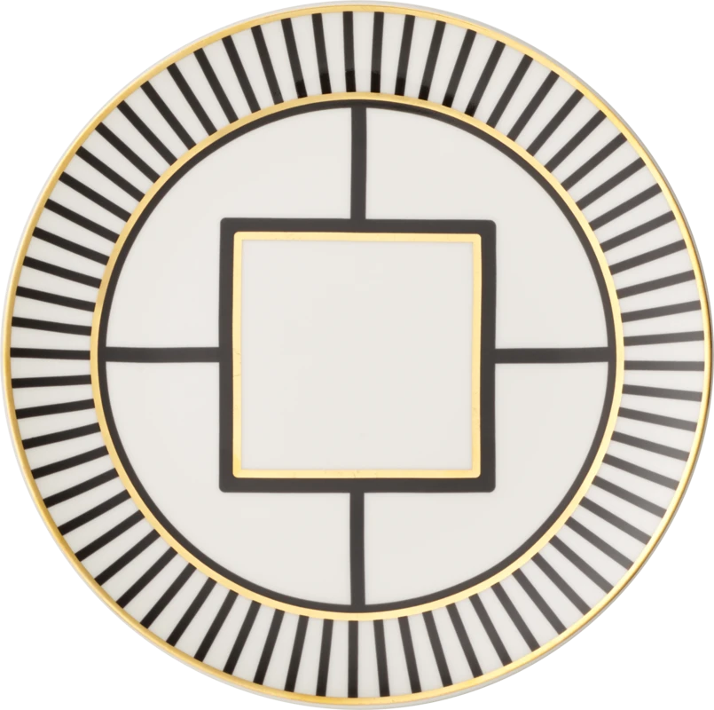 Villeroy & Boch Metro Chic Salad Plate Stripe Rim 3 Villeroy & Boch Metro Chic Salad Plate Stripe Rim