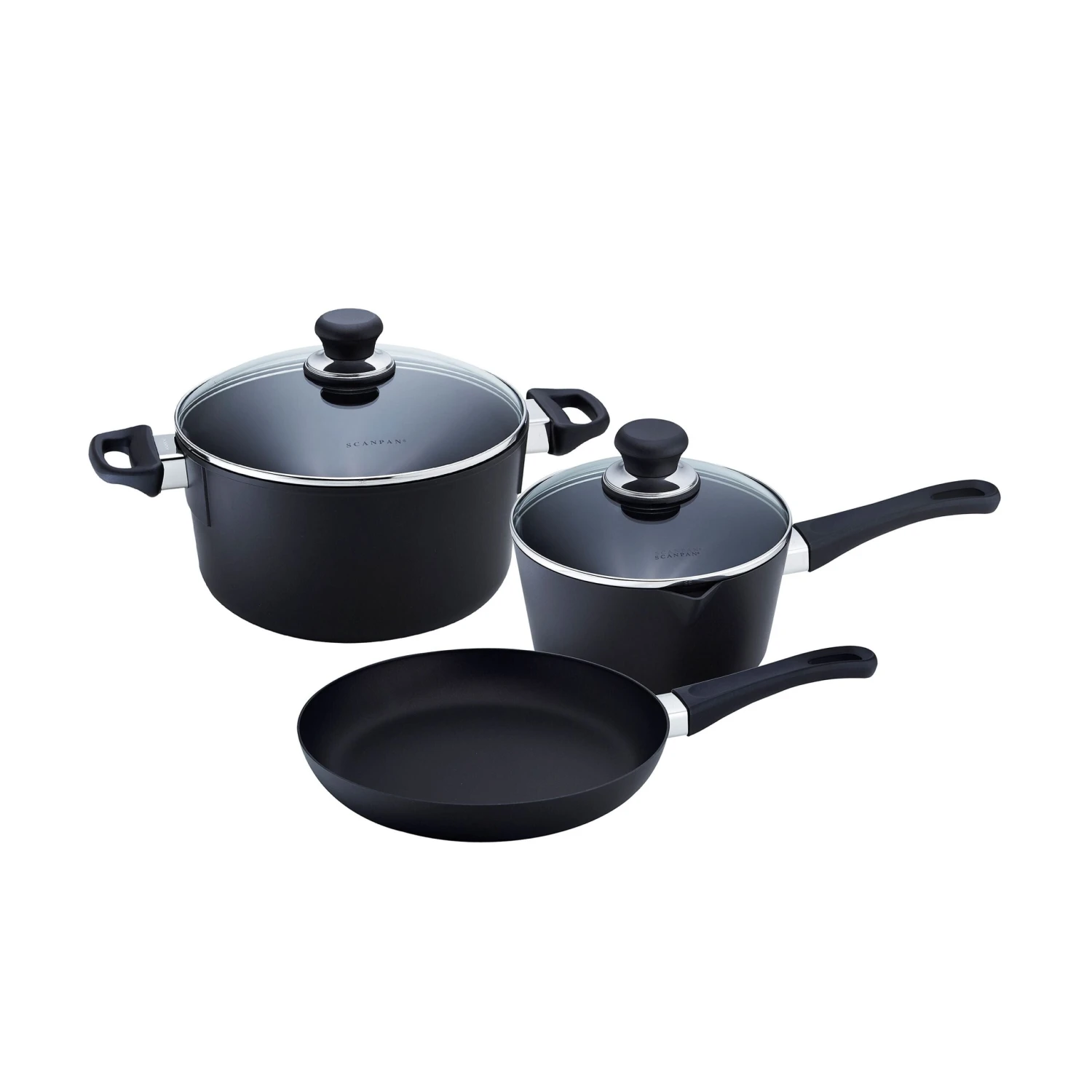 Scanpan Classic Cookware Set Black 3 Scanpan Classic Cookware Set Black