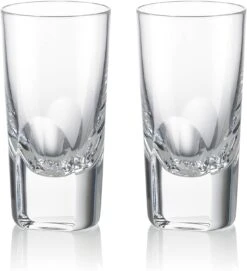 Rogaska Manhattan Shot Glass 2 Oz, Set Of 2
