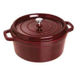 Staub Cast Iron 7 Quart Round Cocotte -Shop Kitchen Cliques 1102887