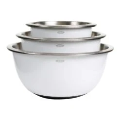 OXO Good Grips 3 Piece Stainless Steel Mixing Bowl Set