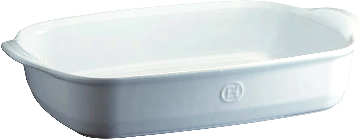 Emile Henry France Ovenware Ultime Rectangular Baking Dish, 16.5 X 10.6, Flour White 3 Emile Henry France Ovenware Ultime Rectangular Baking Dish, 16.5 X 10.6, Flour White