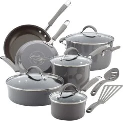 Rachael Ray Cucina Porcelain Nonstick Cookware Pots And Pans Set