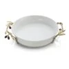 Michael Aram Olive Branch Gold Pie Plate -Shop Kitchen Cliques 175235