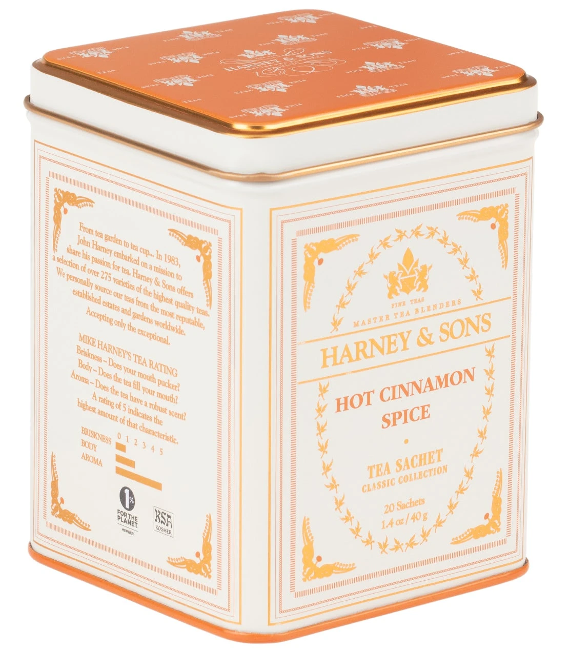 Harney & Sons Classic Tin Of 20 Sachets 4 Harney & Sons Classic Tin Of 20 Sachets - Image 2
