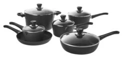 Scanpan Classic Cookware Set Black 6 Scanpan Classic Cookware Set Black -Shop Kitchen Cliques 20410000