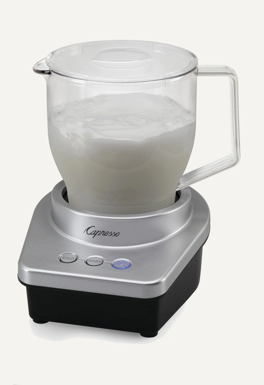 Capresso 208.04 Froth MAX Automatic Milk Frother With Pitcher Silver / Black 3 Capresso 208.04 Froth MAX Automatic Milk Frother With Pitcher Silver / Black