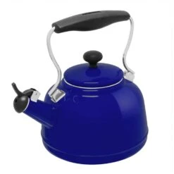 Chantal 1.7qt. Enamel-on-Steel Vintage Teakettle -Shop Kitchen Cliques 37 VINT BL