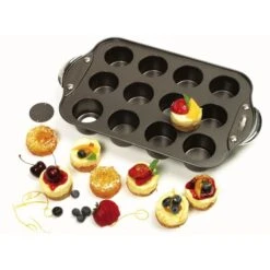 Norpro Mini Cheesecake Pan With Handles, 12 Count