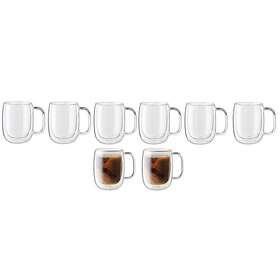 Zwilling Sorrento Double Wall 12 Oz Coffee Mug Glasses Buy 6 Get 8 3 Zwilling Sorrento Double Wall 12 Oz Coffee Mug Glasses Buy 6 Get 8