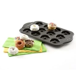 Norpro Nonstick Petite Donut Pan -Shop Kitchen Cliques 3980wdonuts4w