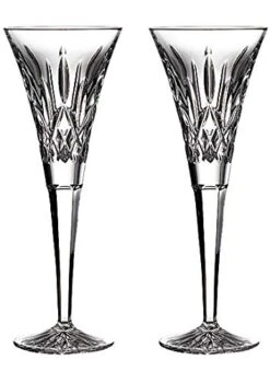 Waterford Lismore Toasting Flutes Set Of 2