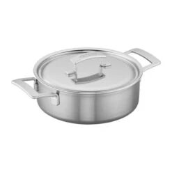 Demeyere Industry 4 Quart Stainless Steel Deep Saute Pan
