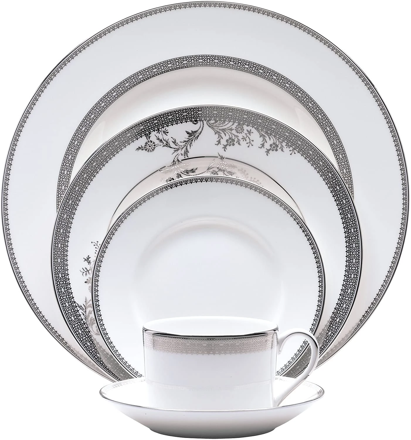 Vera Wang Wedgwood Vera Wang Lace Five-Piece Place Setting 3 Vera Wang Wedgwood Vera Wang Lace Five-Piece Place Setting
