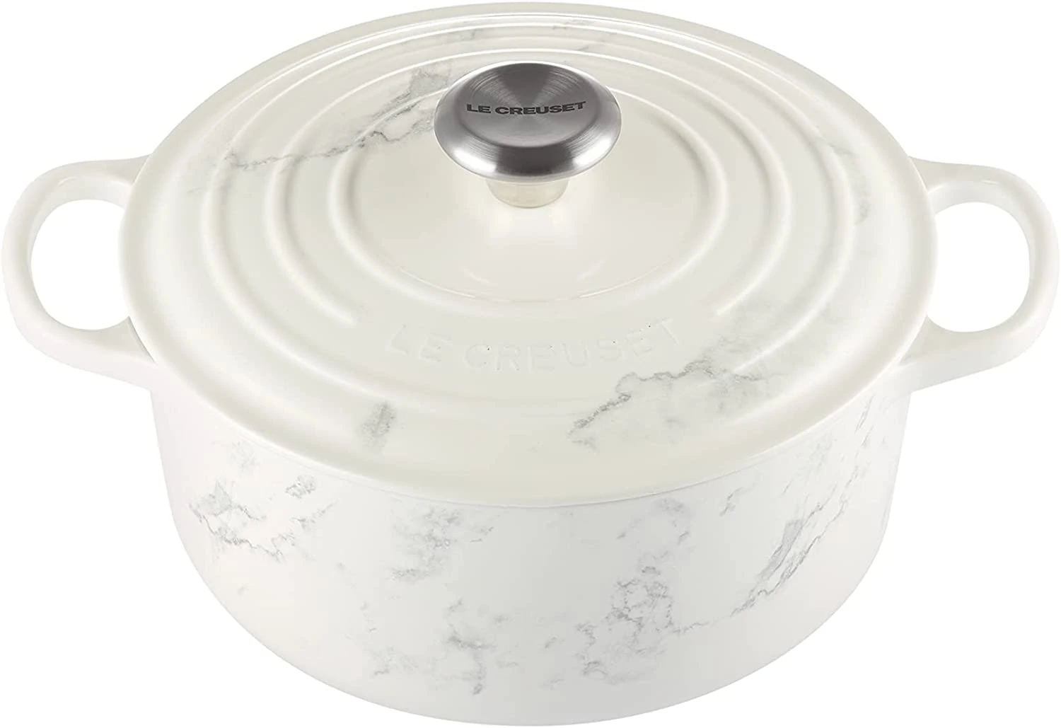 Le Creuset Signature Round Dutch Oven, 4.5 Qt. Marble 3 Le Creuset Signature Round Dutch Oven, 4.5 Qt. Marble
