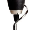 BonJour Battery-Powered Cafe Latte Frother With Stand, Chrome/Black