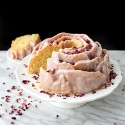 Nordicware Rose Bundt® Pan 9 Nordicware Rose Bundt® Pan -Shop Kitchen Cliques 54148 glazed cut