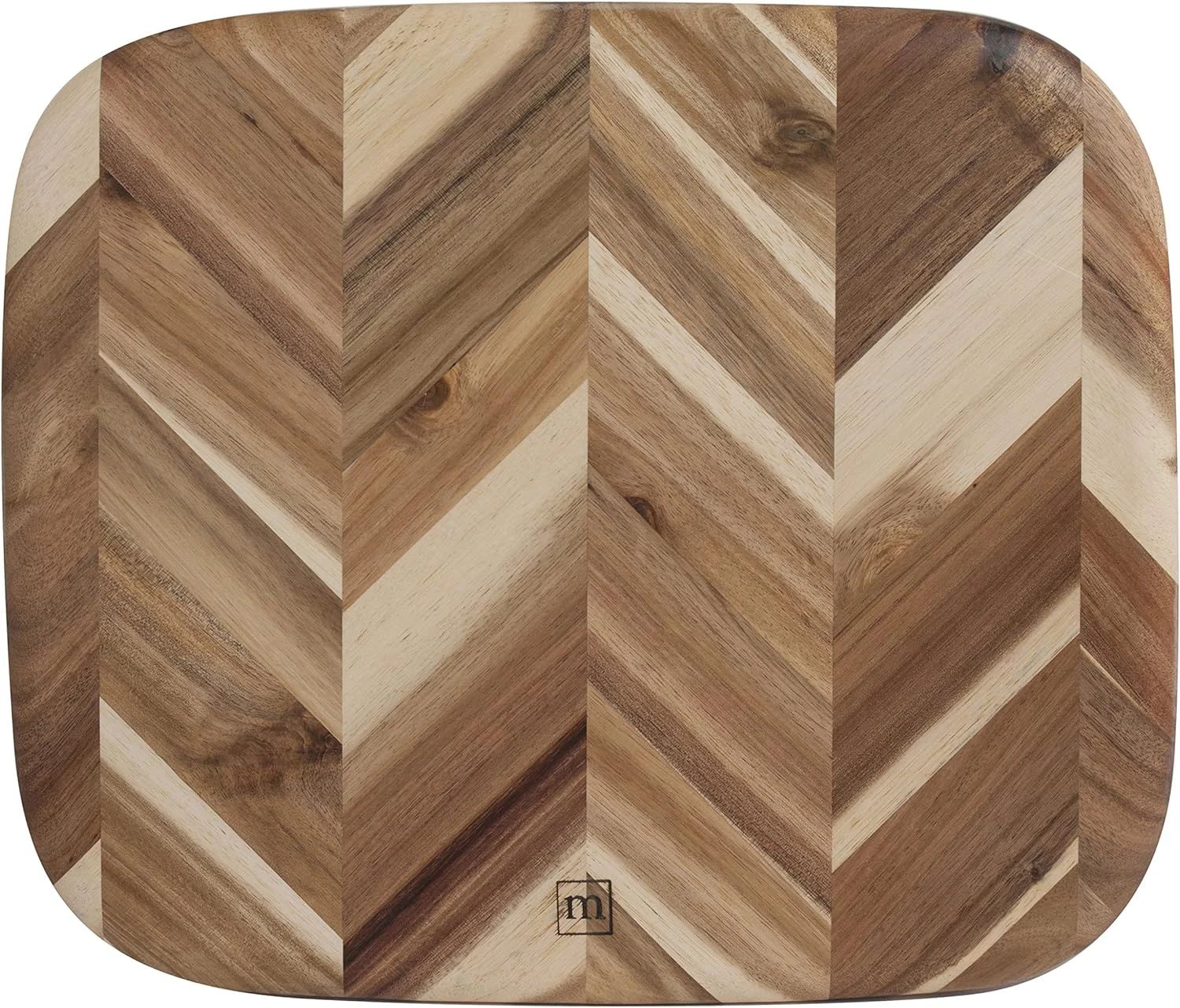 Madeira Acacia Herringbone Cutting Board, 12.5" X 14.5" 3 Madeira Acacia Herringbone Cutting Board, 12.5" X 14.5"