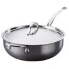 Hestan Nanobond 5 Quart Covered Essential Pan With Helper Handle 1 Hestan Nanobond 5 Quart Covered Essential Pan With Helper Handle -Shop Kitchen Cliques 60032