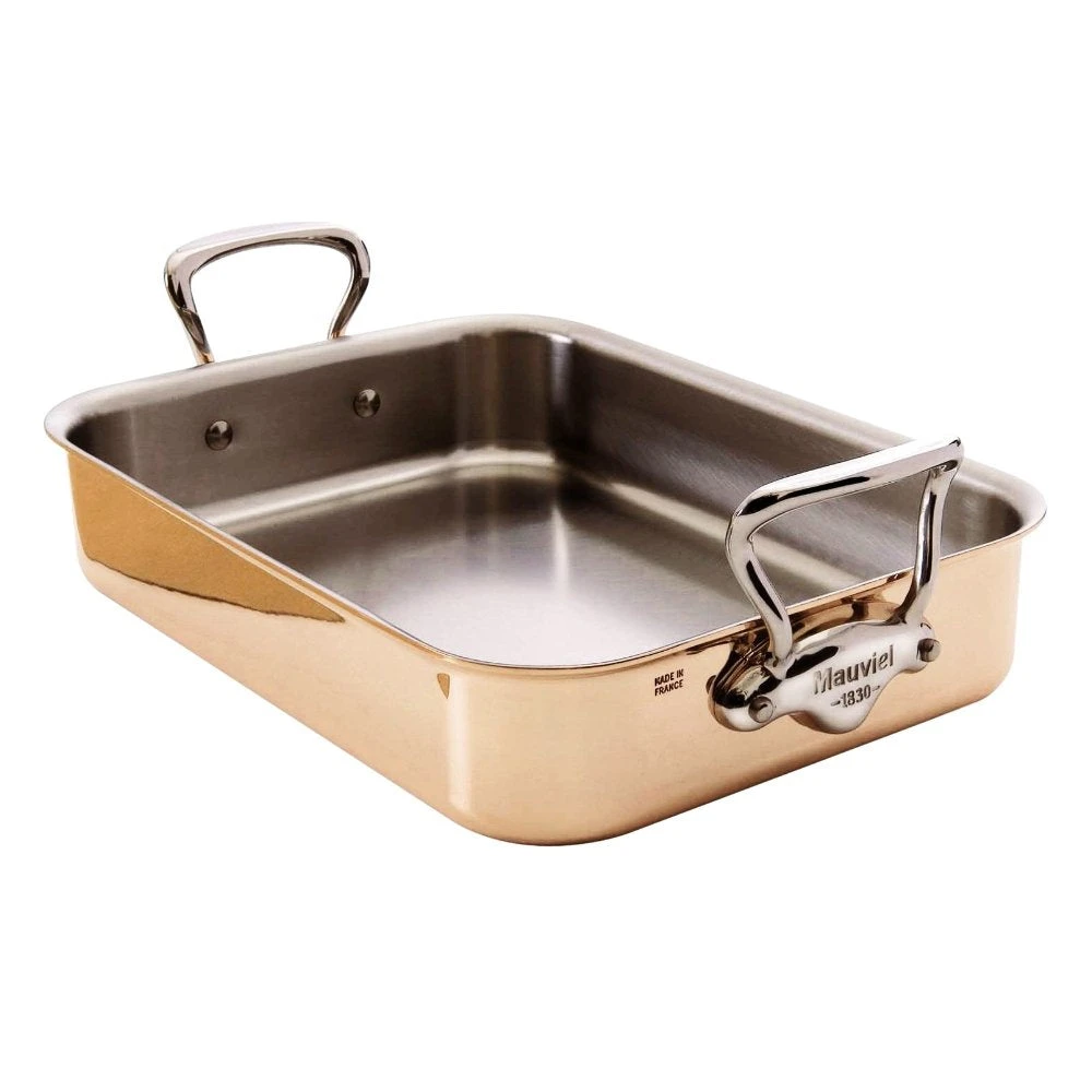 Mauviel M'heritage Tri-ply 20/70/10 Roasting Pan, SS Handles 3 Mauviel M'heritage Tri-ply 20/70/10 Roasting Pan, SS Handles