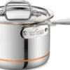 All-Clad, 6202 SS, 2 Qt. Sauce Pan W/ Lid, With Copper Center