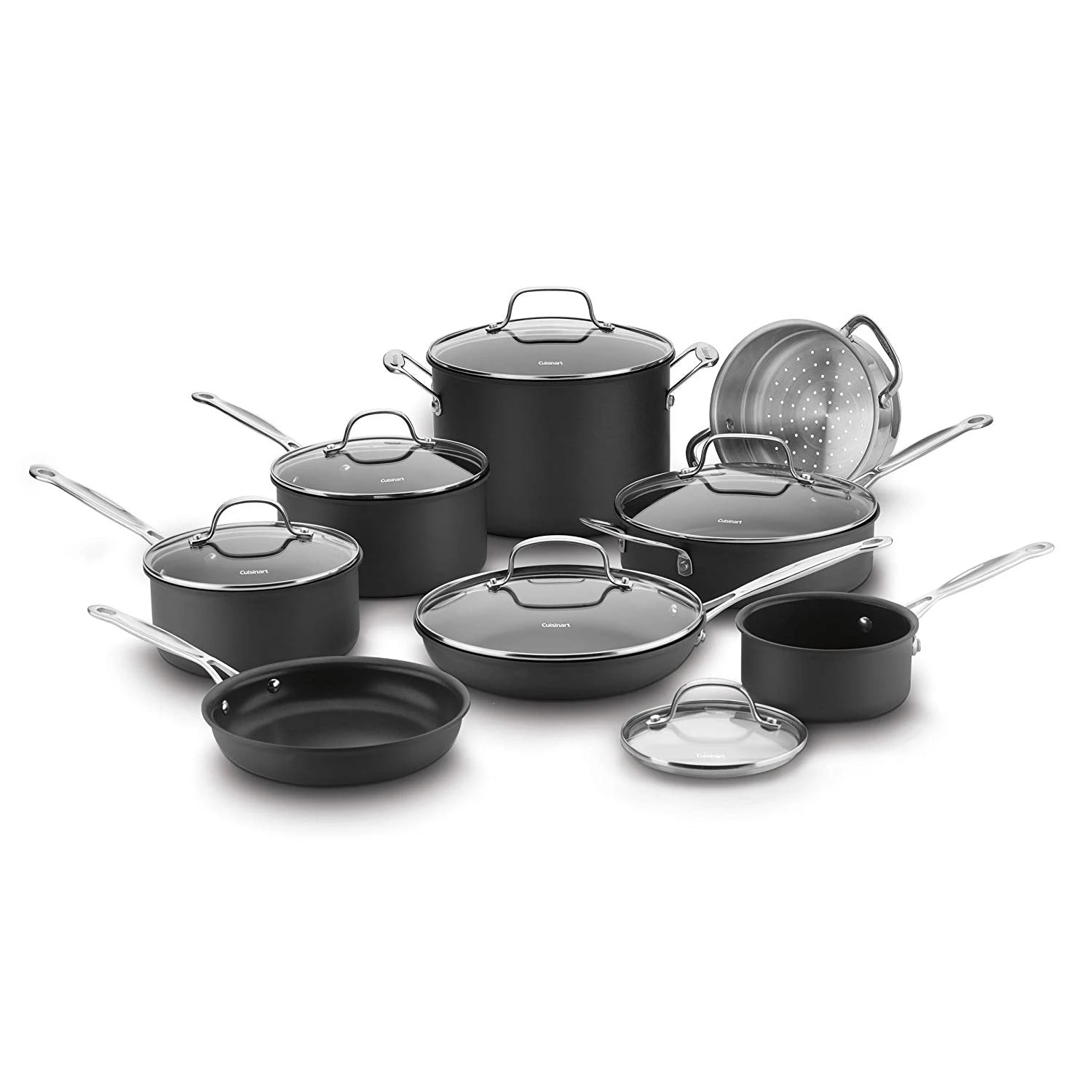 Cuisinart Chef's Classic Non-Stick Hard-Anodized Cookware Set 5 Cuisinart Chef's Classic Non-Stick Hard-Anodized Cookware Set - Image 3