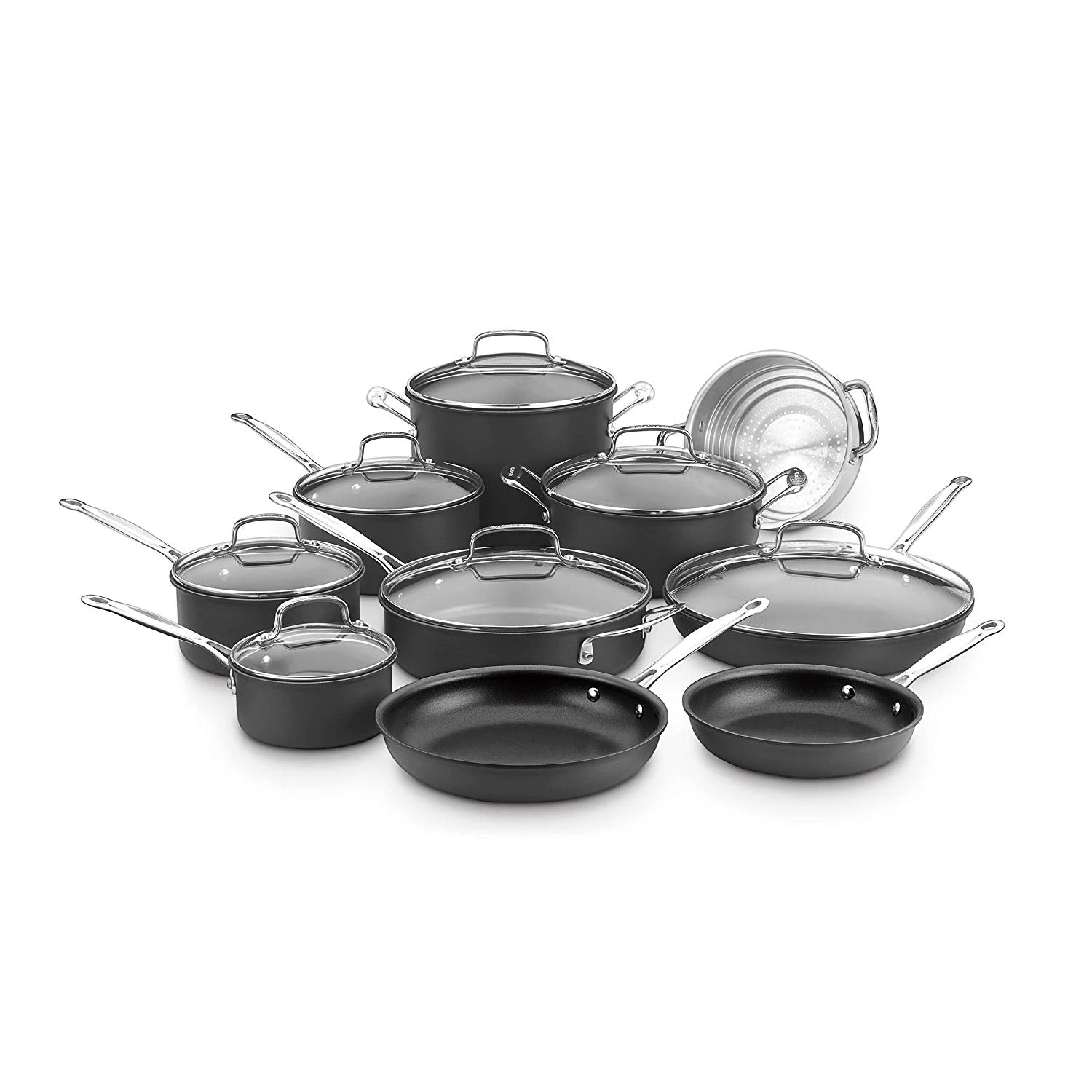 Cuisinart Chef's Classic Non-Stick Hard-Anodized Cookware Set 4 Cuisinart Chef's Classic Non-Stick Hard-Anodized Cookware Set - Image 2