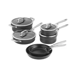 ZWILLING Motion Nonstick Hard-Anodized 10-Piece Cookware Set, Aluminum 7 ZWILLING Motion Nonstick Hard-Anodized 10-Piece Cookware Set, Aluminum -Shop Kitchen Cliques 66200 010 0 1