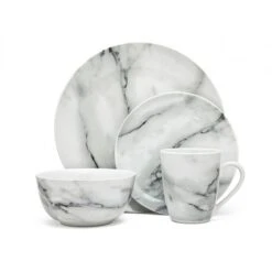 Godinger Carrera 16 Piece Porcelain Dinnerware Set