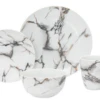 Godinger Rayo Marble 16 Piece Dinnerware Set, Service For 4