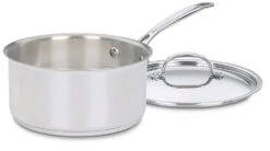 Cuisinart Chef's Classic Stainless Saucepan With Cover -Shop Kitchen Cliques 7193 20