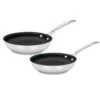 Cuisinart 722-911NS Chef's Classic Stainless Nonstick 2-Piece 9-Inch And 11-Inch Skillet Set