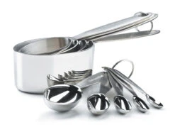 Cuisipro Stainless Steel Measure Cup And Spoon Set