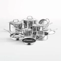 Cuisinart Chef's Classic Stainless 13 Piece Cookware Set
