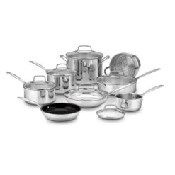 Cuisinart Chef's Classic Stainless Cookware Set -Shop Kitchen Cliques 77 14N