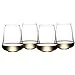Riedel Stemless Wings Riesling/Champagne Glass, Set Of 4