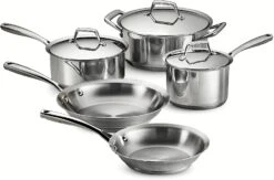 Tramontina Cookware Set Stainless Steel Prima 7 Tramontina Cookware Set Stainless Steel Prima -Shop Kitchen Cliques 80101 201
