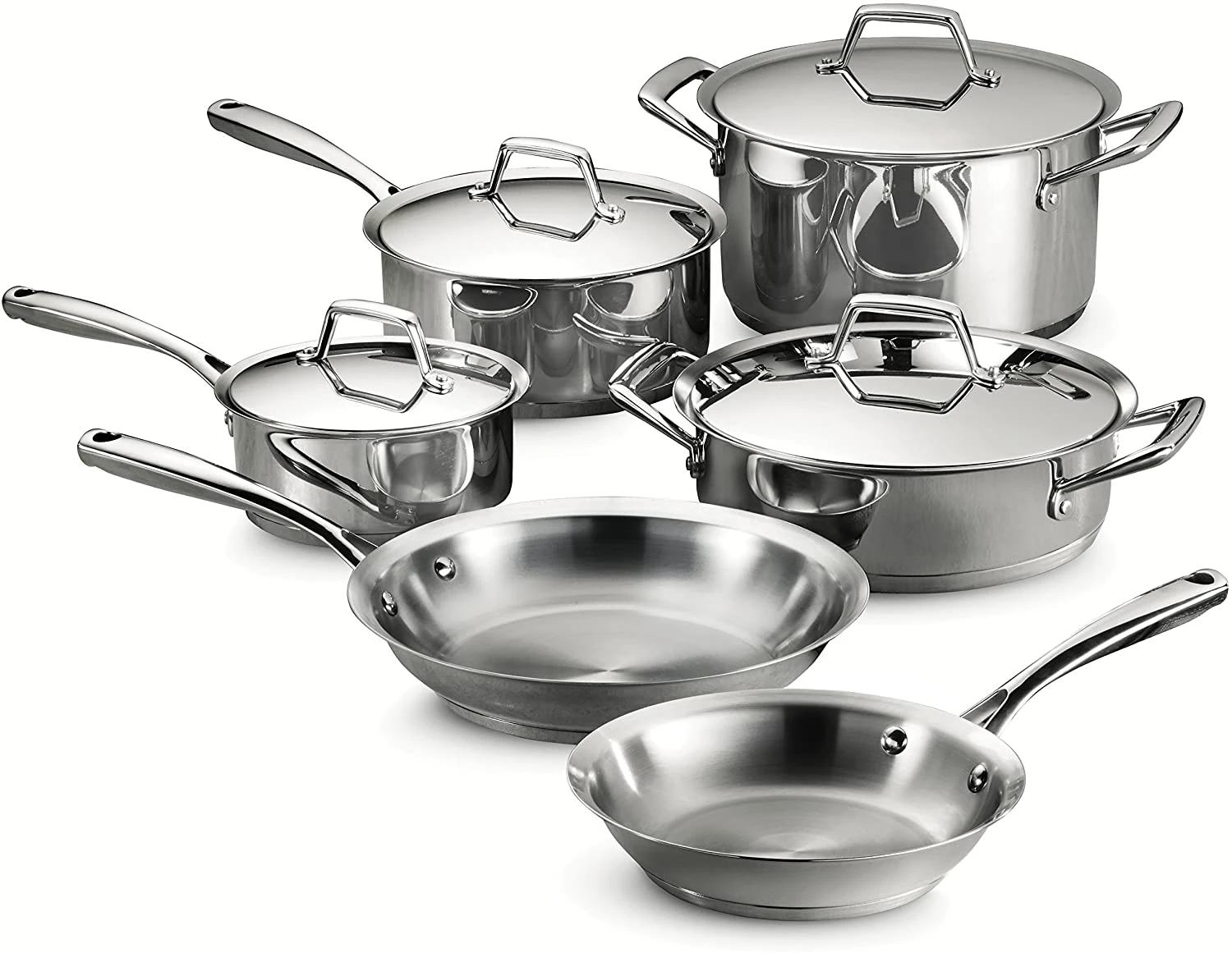 Tramontina Cookware Set Stainless Steel Prima 3 Tramontina Cookware Set Stainless Steel Prima