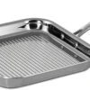 Tramontina Grill Pan Stainless Steel Tri-Ply Clad 11-Inch 2 Tramontina Grill Pan Stainless Steel Tri-Ply Clad 11-Inch -Shop Kitchen Cliques 80116 072DS