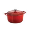 Tramontina 5.5 Qt Enameled Cast-Iron Series 1000 Covered Round Dutch Oven 1 Tramontina 5.5 Qt Enameled Cast-Iron Series 1000 Covered Round Dutch Oven -Shop Kitchen Cliques 80131 047ds