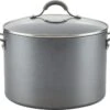 Circulon 81403 Elementum Hard Anodized Nonstick Stock Pot / Stockpot With Lid - 10 Quart, Gray -Shop Kitchen Cliques 81403