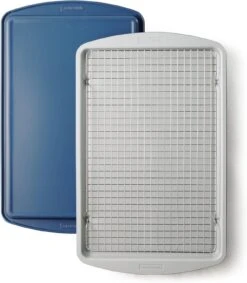 Tramontina 3 PC Cookie Sheet And Cooling Rack Set