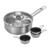 Demeyere Resto 4 Cup Stainless Steel Egg Poacher Set -Shop Kitchen Cliques 84619