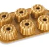 Nordic Ware Anniversary Bundtlette Pan 1 Nordic Ware Anniversary Bundtlette Pan -Shop Kitchen Cliques 86277 Anniversary Bundtlette Pan