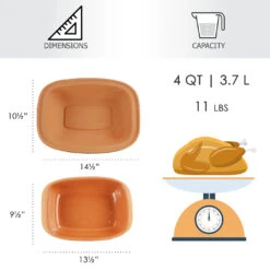 Eurita Clay Roaster Dutch Oven, Large -Shop Kitchen Cliques 99600feature3 1400x e11cac94 f064 482a ac77 67d525814626