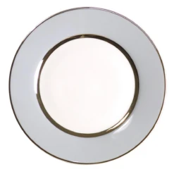 Royal Limoges Mak Grey Platinum Plates